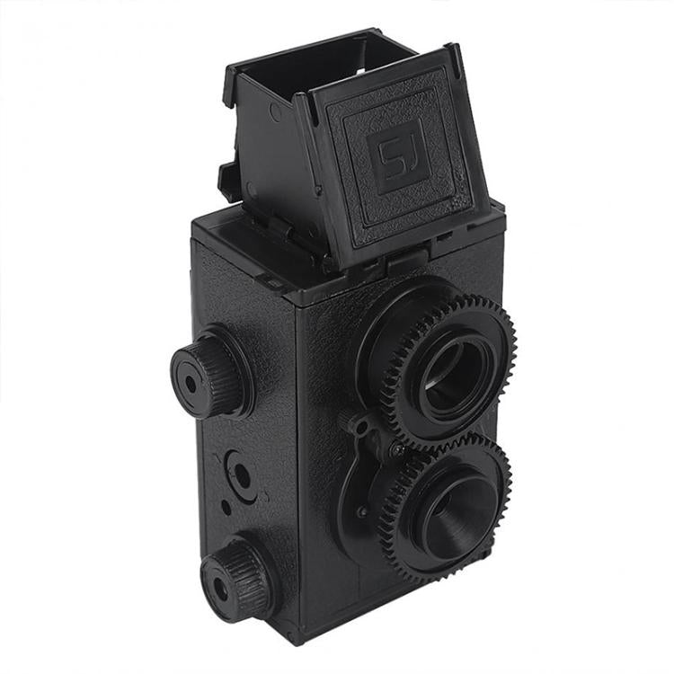 Gruppo di lenti doppie fai da te, macchina fotografica a pellicola da 35 mm, macchina fotografica a pellicola a doppia riflessione retrò e nostalgica Gruppo di lenti doppie fai da te, macchina fotografica a pellicola da 35 mm, macchina fotografica a pellicola a doppia riflessione retrò e nostalgica